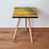 Hanah Home Klub sto Shp380, 35x42x35 cm, Sivo-žuti