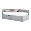 KREVET REMI 90/200 cm , siva