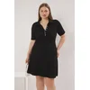 Trendyol Curve Ženska haljina Tbbss25Ah00189, Crna