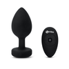 b-Vibe Vibrating Jewel Plug XXL Black