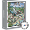 CLOUDBERRIES Puzzle Dinozavri 3D z očali 500 kosov