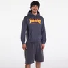 Mikina Thrasher Flame Hoodie Dark Grey M