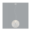 Luster na sajli FROZEN 1xE27/60W/230V prečnik 50 cm beo