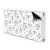 tulup.si Pokrov za radiator PVC Narisani diamanti 110x60 cm