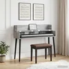 Studio radni stol Siva Sonoma 110 x 40 x 19,5 cm