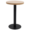vidaXL Bistro miza svetlo rjava 50 cm mediapan