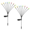 Solarne baštenske lampe RGB, set 2 komada