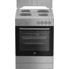 Beko Električni šporet FBE66000DS, 66l, Srebrne boje