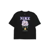 Nike Sportswear Majica FLOWERS  zelena / vijolično modra / črna / bela