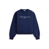 TOMMY HILFIGER Majica mornarska/bela