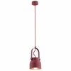 Argon 8292 - Luster na sajli LOGAN 1xE27/15W/230V prečnik 14 cm crvena