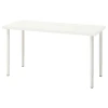 LAGKAPTEN / OLOV Radni sto, bela, 140x60 cm