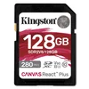 Kingston SD Card 256GB, Canvas React Plus V60 Professional ( SDR2V6/128GB )