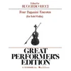 RICCI:FOUR PAGANINI ENCORES VIOLIN SOLO