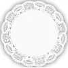 Papirnati podstavki za prtičke z odprtim vzorcem 36 cm 12 kosov.