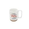 Florina skodelica Best Wife na stojalu 280 ml