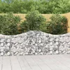 Lučne gabionske košare 7 kom 200x30x80/100 cm pocinčano željezo