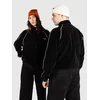 Jacker Velvet Reflective Track Jacket black