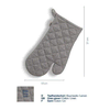 Kela Kela KL-12803 rokavice za pečico Puro 55 % bombaž/45 % lanena siva 31,0x18,0 cm