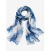 Alster Herz Šal Azure Bloom svetlo modra