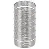 Northix Komplet mini pekačev za tart, perforirano jeklo, 7 cm, 6 kosov
