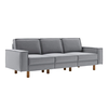 Atelier del Sofa Trosed Sparrow Extra 3, 238x89x87 cm, Sivi