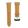 BStrap Apple Watch 38/40mm Leather Lux pašček, silver/brown