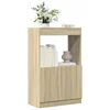 Visoka komoda boja hrasta sonome 63x33x100 cm konstruirano drvo