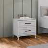 Hanah Home Noćni stočić Kmd-1002-Dd-1, 51x53x40 cm, Beli