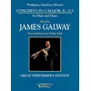 MOZART: CONCERTO IN G MAJOR K.313 (GALWAY) FOR FLUTE AND PIANO