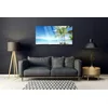 tulup.si Slika na akrilnem steklu Palm tree morje landscape 120x60 cm 2 obešalnika