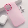 Maska Electro Glow Frame za Samsung A07/ A075F roze