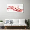 tulup.si Slika na akrilnem steklu Red abstrakcija graphics 100x50 cm 4 obešalnika