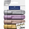 FABER CASTELL Set flomastera Textliner 46 4/1 metalic 154623