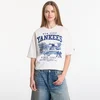 Majice New Era MLB Slub Stadium OS Tee New York Yankees UNISEX Off White M