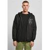 Mens sweatshirt Dragons Never Die Heavy Zip Hoody black