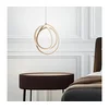 Ondaluce - LED prigušiva luster na sajli GOLDEN LED/28W/230V prečnik 31,5 cm zlatna