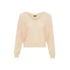 MEXX Pulover kremna/temno siva