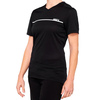 Ženski kolesarski dres 100% Ridecamp black S