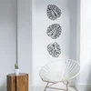 Wallity Zidna dekoracija Tropical, Crna