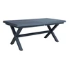 Homestar Miza COLUMBUS 183x100x76 cm temno siva