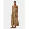 LOLA CASADEMUNT Poletna obleka LS2616019 Rjava Regular Fit
