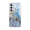 Maska za mobilni telefon Samsung Galaxy S24 BLUE GOLD MARBLE PRINT