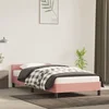 Okvir za krevet s uzglavljem bez madraca 80x200 cm baršunasti
