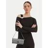 Guess Ročna torba Elsie Mini HWSC96 50710 Srebrna