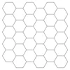 Heksagonska pločica 10 pcs Bijela siva 30 x 30 cm