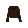 Trendyol Pulover temno rjava
