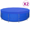 Navlake za bazen 2 kom PE okrugle 540 cm 90 g/m2