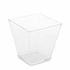WIMEX s.r.o. Posoda za prigrizke (PS) kvadratna prozorna 72 x 72 x 72 mm 230ml [20 kosov]