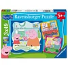 Sestavljanka Ravensburger Peppa Pig - Family Firsts! 3×49 kosov